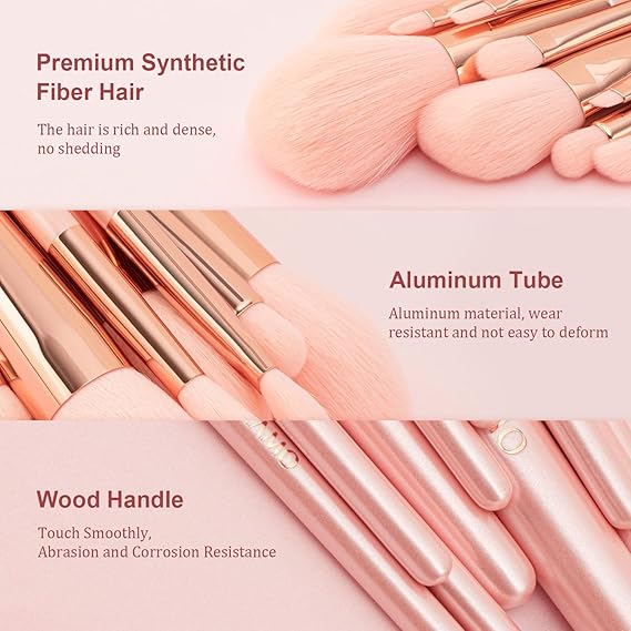 Sweet Beauty 07 PCs Makeup Brush Set, Complete Brush Kit for Professional and Beginner (Random Color)