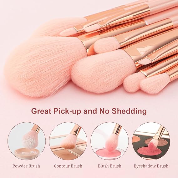 Sweet Beauty 07 PCs Makeup Brush Set, Complete Brush Kit for Professional and Beginner (Random Color)