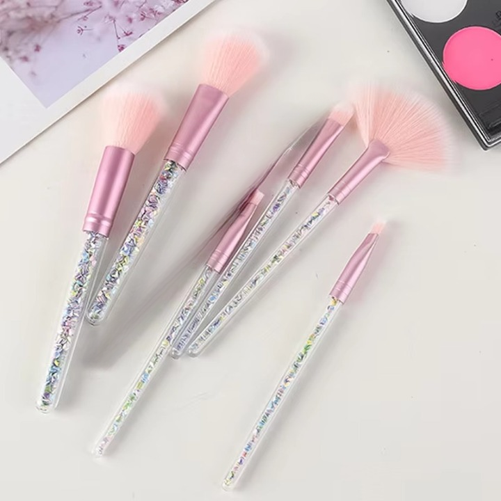 Sweet Beauty 07 PCs Makeup Brush Set, Complete Brush Kit for Professional and Beginner (Random Color)