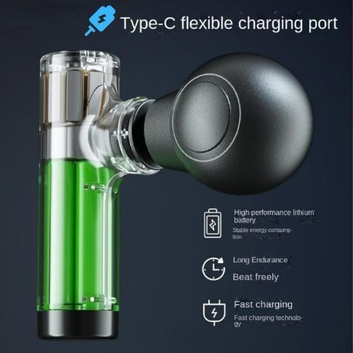 Rechargeable Facial Gun Massager – Compact Skincare Device