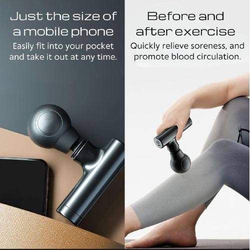 Rechargeable Facial Gun Massager – Compact Skincare Device